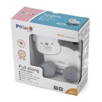 Дерев'яна каталка Viga Toys PolarB Білий ведмедик (44001)