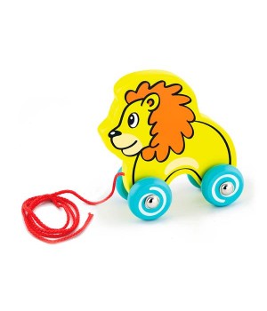 Дерев'яна каталка Viga Toys Лев (5009021)