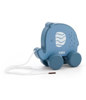 Дерев'яна каталка Viga Toys PolarB Слоник (44004)