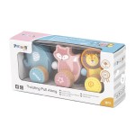 Дерев'яна каталка Viga Toys PolarB Звірята (44023)