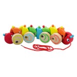 Дерев'яна каталка Viga Toys Гусеничка (5995021)