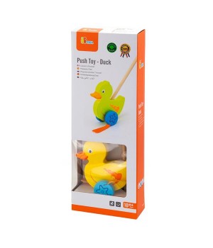 Дерев'яна каталка Viga Toys Каченя (5096121)