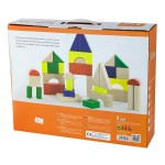 Дитячі ходунки-каталка Viga Toys Візок із кубиками (50306B21)