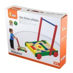Дитячі ходунки-каталка Viga Toys Візок із кубиками (50306B21)