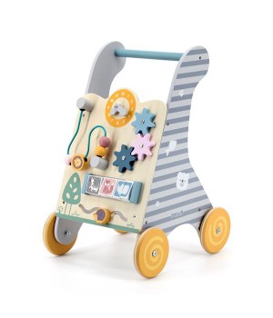 Дитячі ходунки-каталка Viga Toys PolarB з бізібордом (44028) Дитячі ходунки-каталка Viga Toys PolarB з бізібордом (44028)