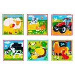 Дерев'яні кубики-пазл Viga Toys Ферма (5978921)