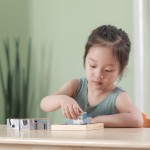 Дерев'яні кубики-пазл Viga Toys PolarB Звірята (44024)