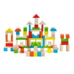 Дерев'яні кубики Viga Toys Кольорові блоки, 80 шт., 2,5 см (5033321)