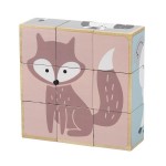 Дерев'яні кубики-пазл Viga Toys PolarB Звірята (44024)
