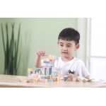 Дерев'яні кубики Viga Toys PolarB Пастельні блоки, 60 шт., 2,5 см (44010)