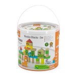 Дерев'яні кубики Viga Toys Зоопарк, 50 шт., 3 см (5028621)