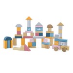 Дерев'яні кубики Viga Toys PolarB Пастельні блоки, 60 шт., 2,5 см (44010)