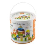 Дерев'яні кубики Viga Toys Ферма, 50 шт., 3 см (5028521)