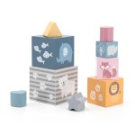 Дерев'яні кубики-пірамідка Viga Toys PolarB Сортуємо і складаємо (44016)