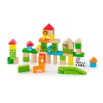 Дерев'яні кубики Viga Toys Зоопарк, 50 шт., 3 см (5028621)