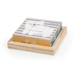 Дерев'яні кубики-пазл Viga Toys PolarB Звірята (44024)