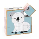 Дерев'яні кубики-пазл Viga Toys PolarB Звірята (44024)