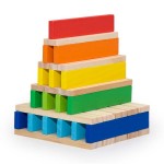 Дерев'яні будівельні кубики Viga Toys Архітектурні блоки, 250 шт. (5095621)
