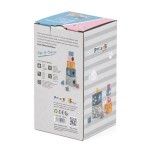 Дерев'яні кубики-пірамідка Viga Toys PolarB Сортуємо і складаємо (44016)