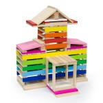Дерев'яні будівельні кубики Viga Toys Архітектурні блоки, 250 шт. (5095621)