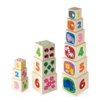 Дерев'яні кубики-пірамідка Viga Toys з цифрами (5039221)
