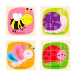 Дерев'яні кубики-пірамідка Viga Toys Комахи (5015821)