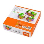 Дерев'яні кубики-пазл Viga Toys Звірята (5083621)
