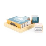 Дерев'яні кубики-пазл Viga Toys PolarB Звірята (44024)