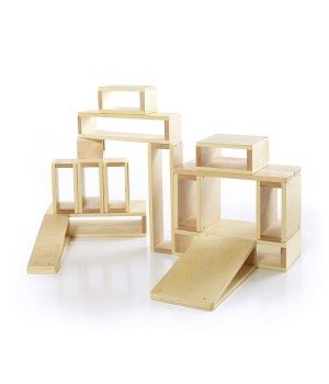 Модульний конструктор Guidecraft Block Play Порожнисті блоки з дерева, 16 шт. (G97080)