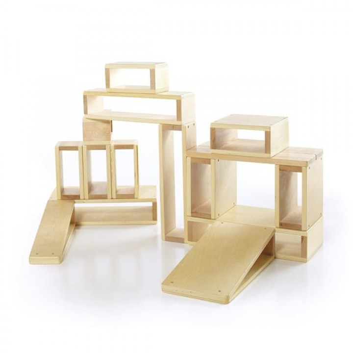 Модульний конструктор Guidecraft Block Play Порожнисті блоки з дерева, 16 шт. (G97080)