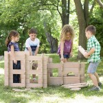 Модульний конструктор Guidecraft Block Play з великих блоків Дерев'яне містечко, 89 шт. (G6110)