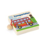 Дерев'яна книжка Viga Toys Перші англійські слова (5038621)