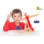 Дерев'яні навчальні терези (ваги) Viga Toys с гирями (5066021)