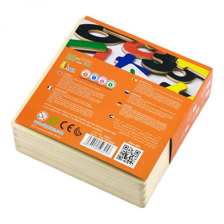 Набір магнітних цифр і знаків Viga Toys, 37 шт. (5032521)