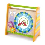Дерев'яний навчальний годинник Viga Toys з лабіринтом (5006321)