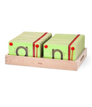 Навчальний набір Viga Toys Вчимося писати Англійські малі літери (5033821)