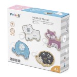 Дерев'яна шнурівка Viga Toys PolarB Звірята (4404421)