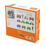 Дерев'яна шнурівка Viga Toys Автотранспорт (5985121)