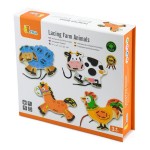 Дерев'яна шнурівка Viga Toys Фермерські звірята (5132521)