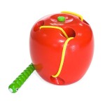 Дерев'яна шнурівка Viga Toys Яблучко (5627621)