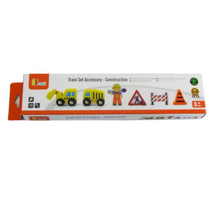 Набір для залізниці Viga Toys Дорожні роботи (5081321)
