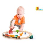 Дерев'яна залізниця Viga Toys 19 ел. (5161521)