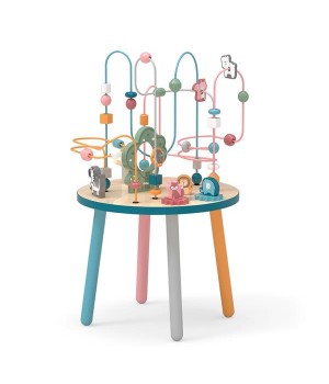 Дерев'яний ігровий центр Viga Toys PolarB Столик із лабіринтом (4403321)