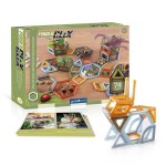 Магнітний конструктор Guidecraft PowerClix Frames Natural, 74 деталі (G920421)