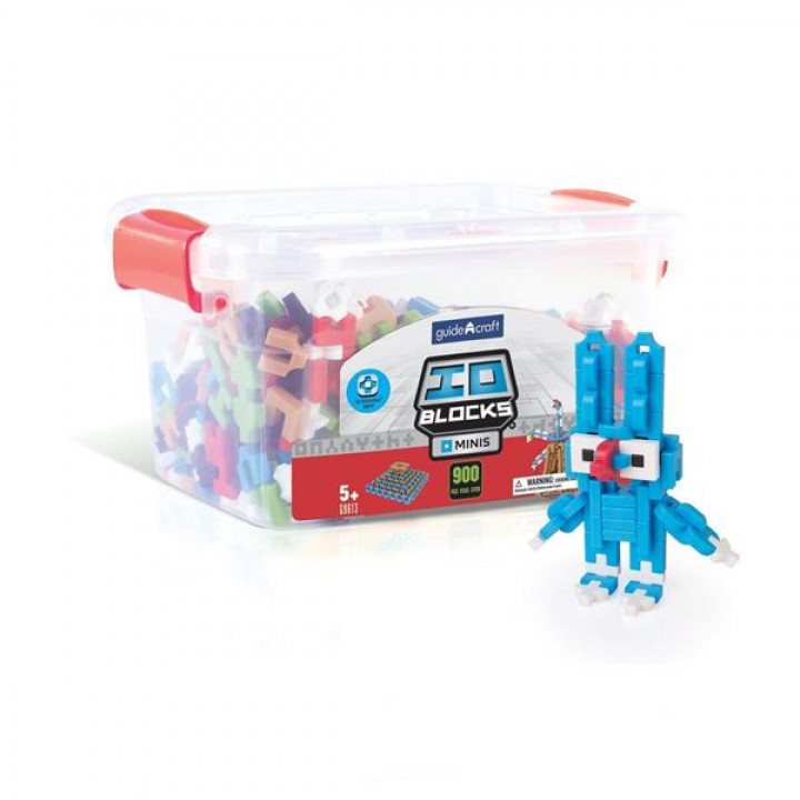 Конструктор Guidecraft IO Blocks Minis з доповненою 3d реальністю, 900 деталей (G9613)