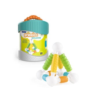Магнітний конструктор Guidecraft Grippies Builders, 20 деталей (G831121)