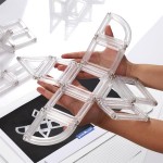 Магнітний конструктор Guidecraft PowerClix Frames Clear, 74 деталі (G920321)