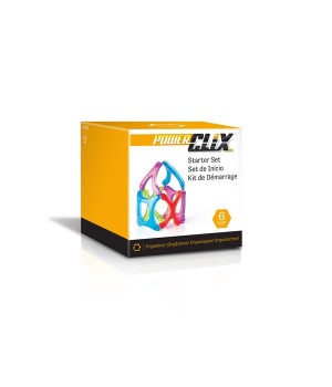 Магнітний конструктор Guidecraft PowerClix Organics Базовий набір, 6 деталей (G948221)