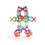Магнітний конструктор Guidecraft PowerClix Organics, 74 деталі (G943221)