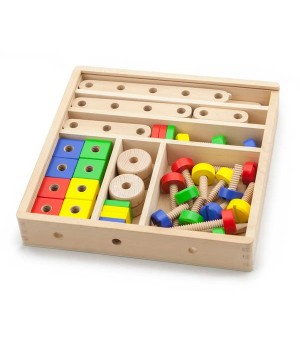 Дерев'яний конструктор Viga Toys 53 ел. (5049021)